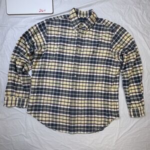 Ralph Lauren Mens button up plaid shirt long sleeve size Large, 16 1/2 x 34-35